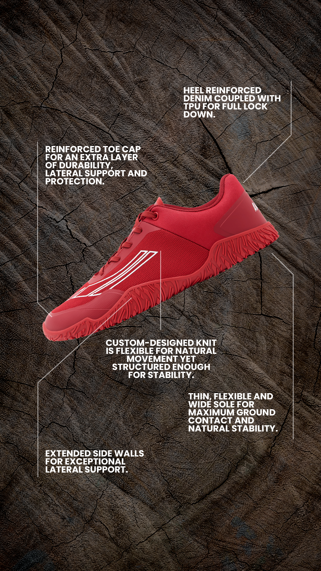 Avancus Apex Power V2.5 Shoes Red