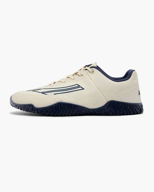 Avancus Powerlifting Barefoot Wide Toe Box Shoes Apex V2.5 Navy White